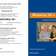 ulotka Historia 50+