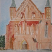 Alicja KUSIŃSKA - Katedra (pastel)