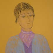 Okniańska Irena - Portret ( pastel )