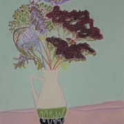 Kasprzak Krystyna - Martwa natura kwiatowa (pastel)