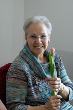 zdjęcia z akcji wręczania kwiatów