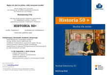 ulotka Historia 50+